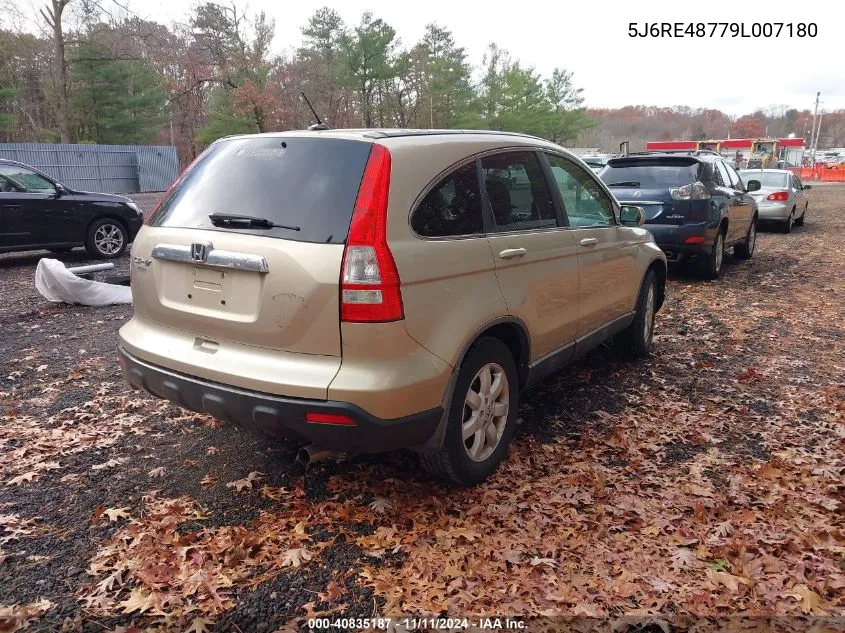 2009 Honda Cr-V Ex-L VIN: 5J6RE48779L007180 Lot: 40835187