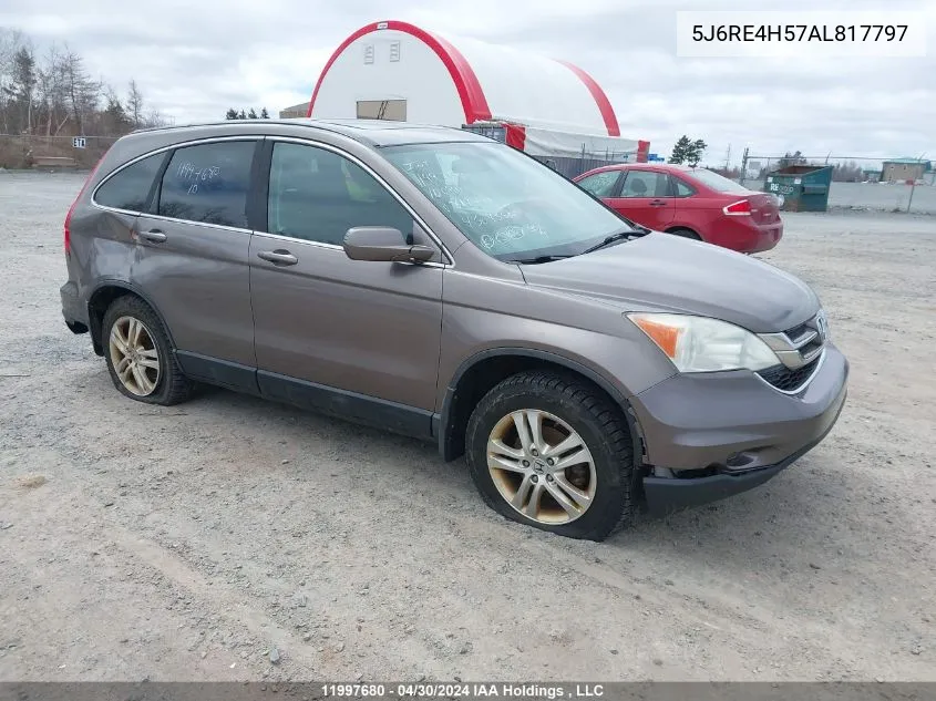 2010 Honda Cr-V VIN: 5J6RE4H57AL817797 Lot: 11997680