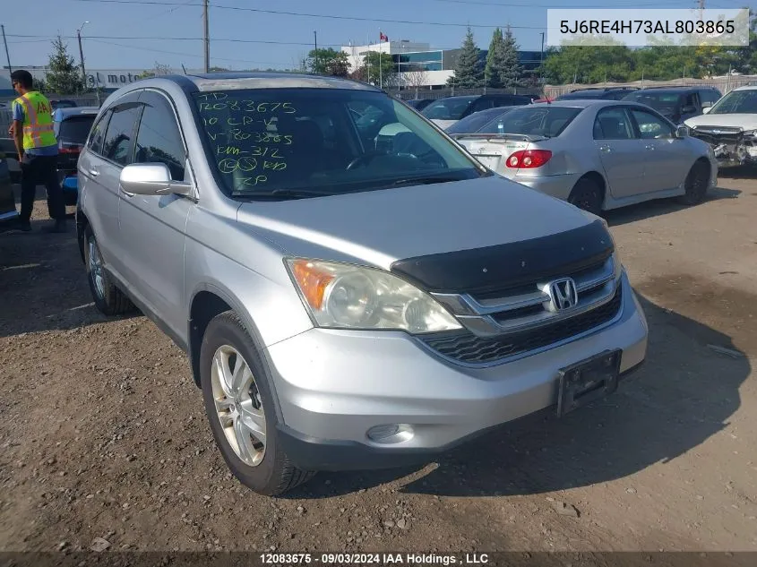 2010 Honda Cr-V VIN: 5J6RE4H73AL803865 Lot: 12083675