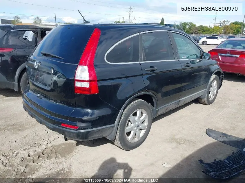 5J6RE3H38AL800970 2010 Honda Cr-V Lx