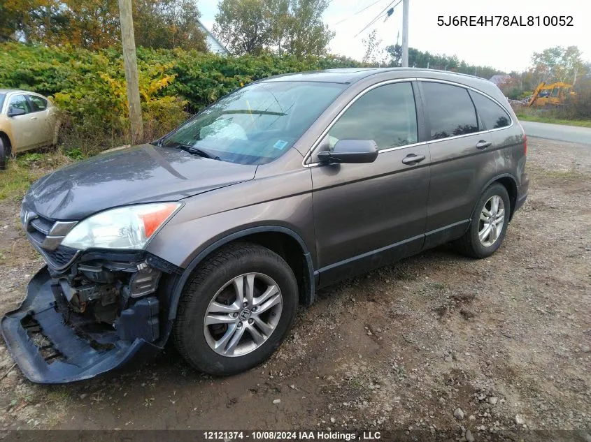 2010 Honda Cr-V VIN: 5J6RE4H78AL810052 Lot: 12121374