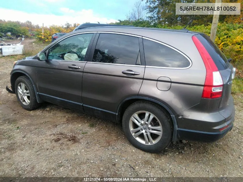 2010 Honda Cr-V VIN: 5J6RE4H78AL810052 Lot: 12121374