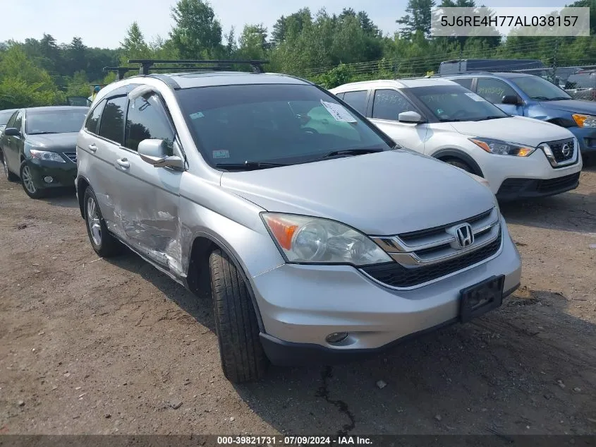 5J6RE4H77AL038157 2010 Honda Cr-V Ex-L