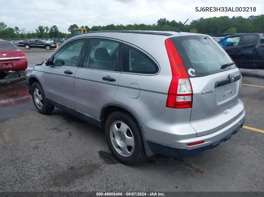 5J6RE3H33AL003218 2010 Honda Cr-V Lx