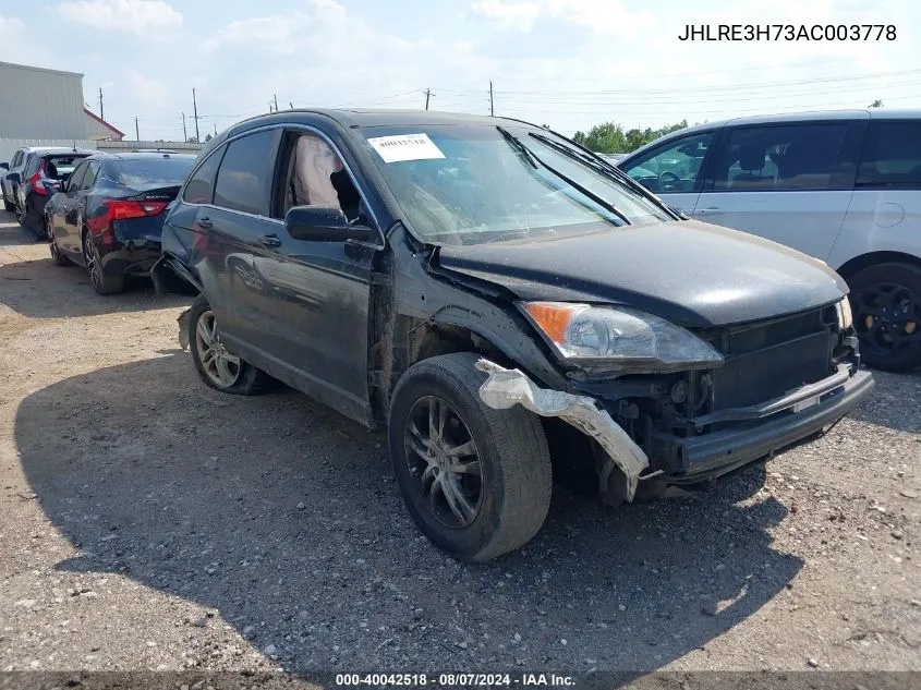 JHLRE3H73AC003778 2010 Honda Cr-V Ex-L