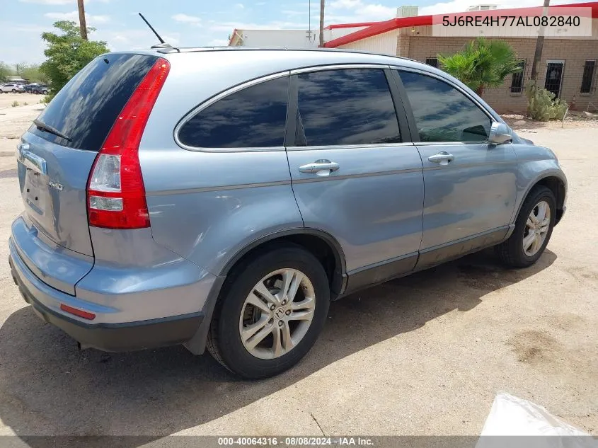 5J6RE4H77AL082840 2010 Honda Cr-V Ex-L