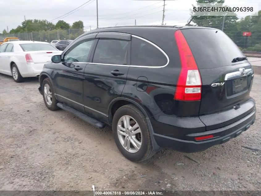 5J6RE4H70AL096398 2010 Honda Cr-V Ex-L