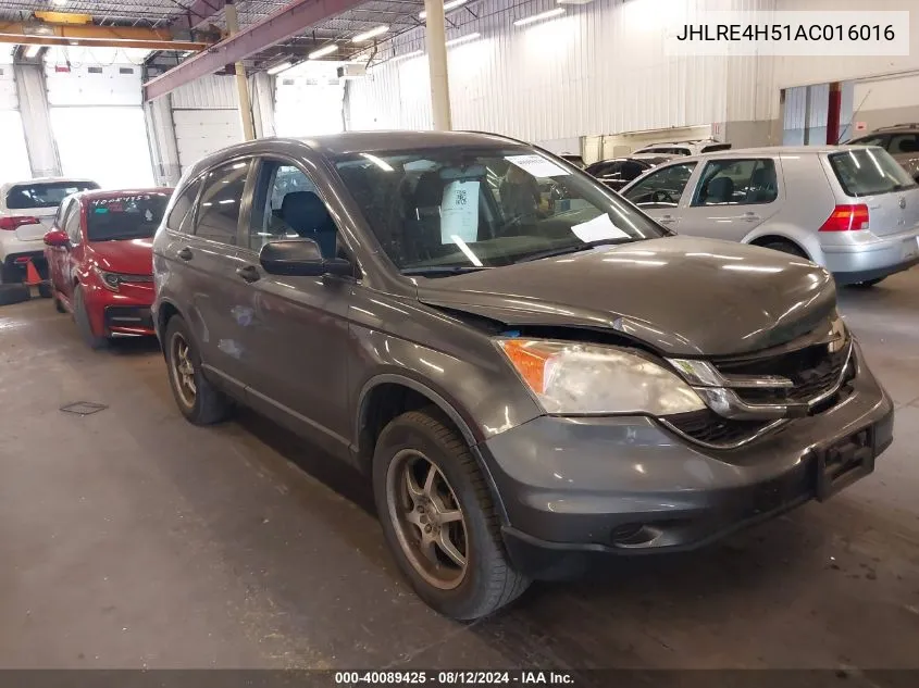 JHLRE4H51AC016016 2010 Honda Cr-V Ex