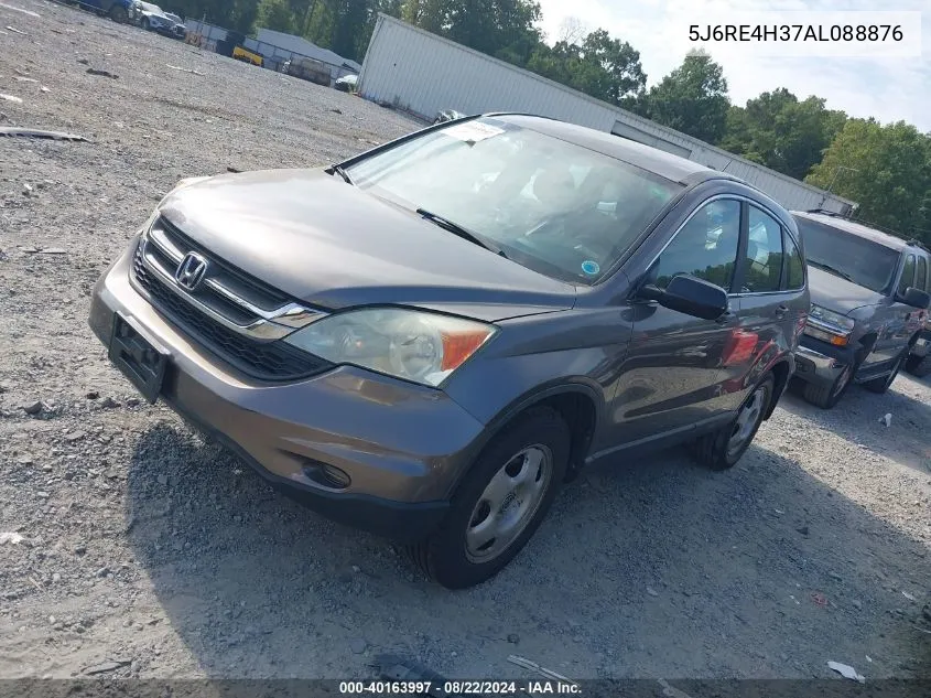 2010 Honda Cr-V Lx VIN: 5J6RE4H37AL088876 Lot: 40163997