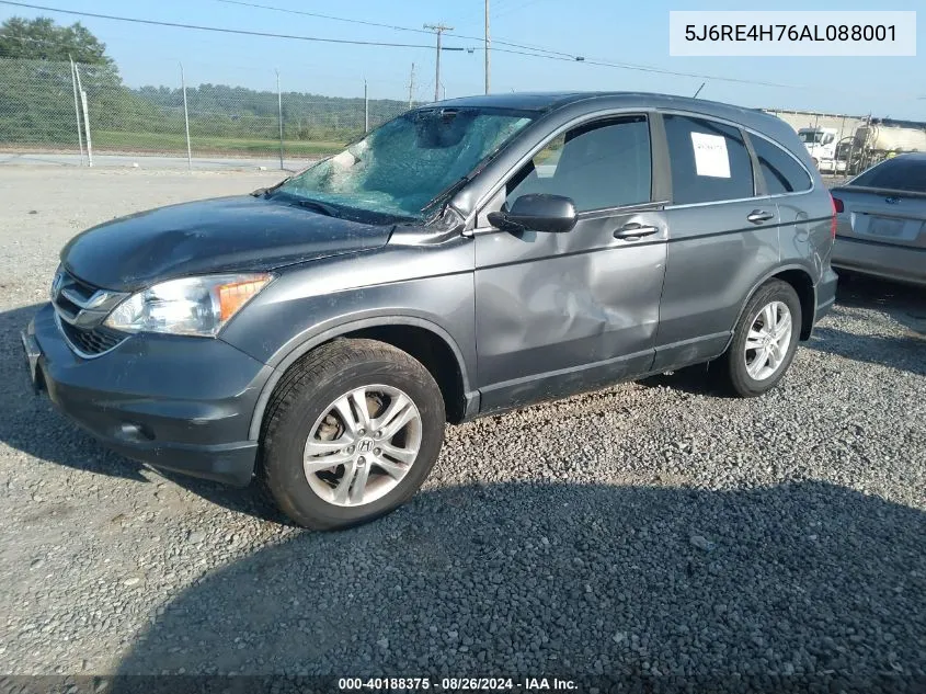 5J6RE4H76AL088001 2010 Honda Cr-V Ex-L