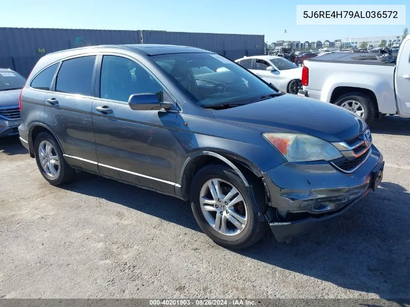 2010 Honda Cr-V Ex-L VIN: 5J6RE4H79AL036572 Lot: 40201903