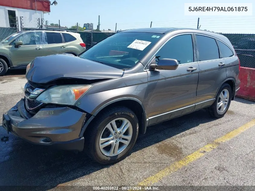 2010 Honda Cr-V Ex-L VIN: 5J6RE4H79AL061875 Lot: 40203822