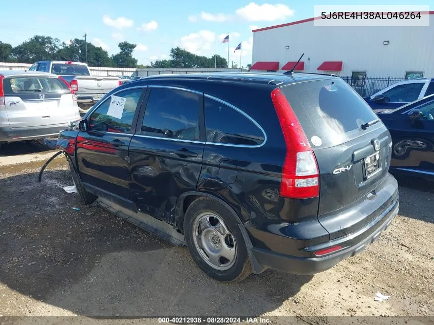 2010 Honda Cr-V Lx VIN: 5J6RE4H38AL046264 Lot: 40212938