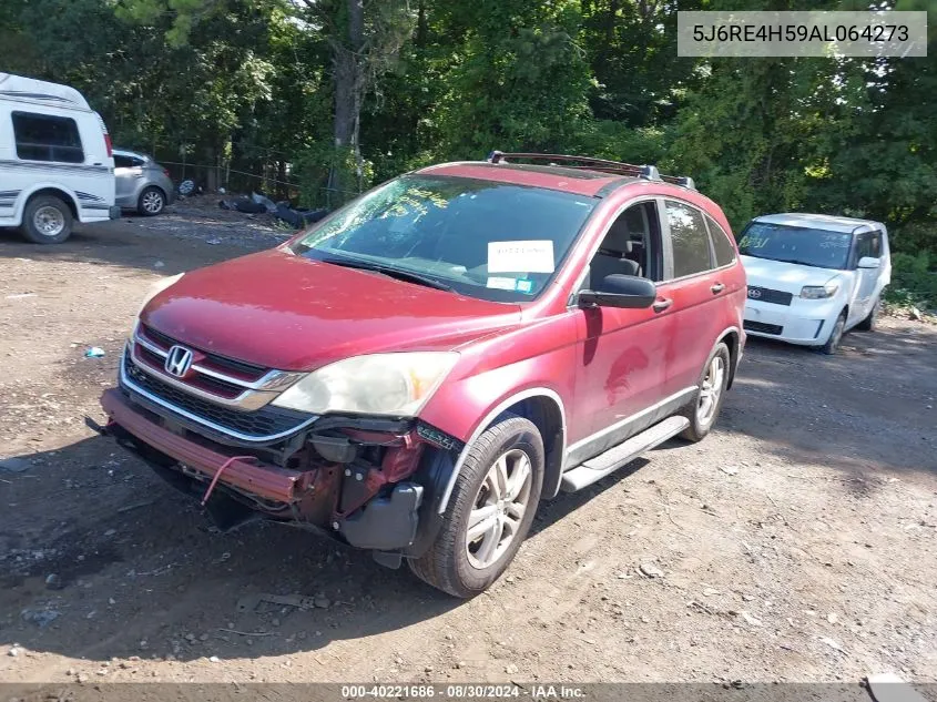 2010 Honda Cr-V Ex VIN: 5J6RE4H59AL064273 Lot: 40221686