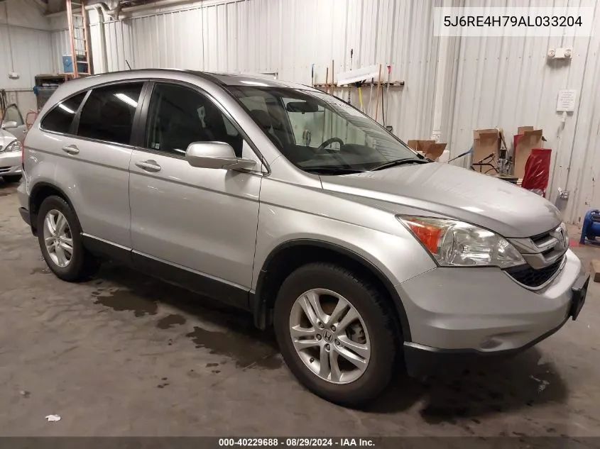 2010 Honda Cr-V Ex-L VIN: 5J6RE4H79AL033204 Lot: 40229688