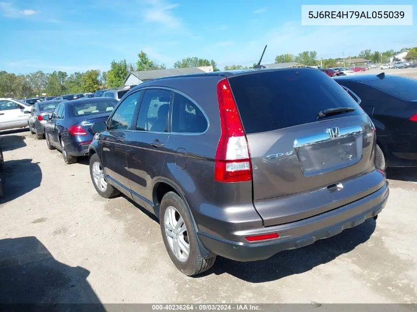 2010 Honda Cr-V Ex-L VIN: 5J6RE4H79AL055039 Lot: 40236264