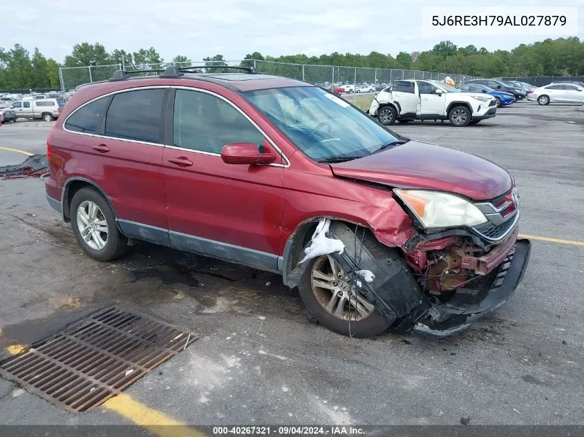 2010 Honda Cr-V Ex-L VIN: 5J6RE3H79AL027879 Lot: 40267321