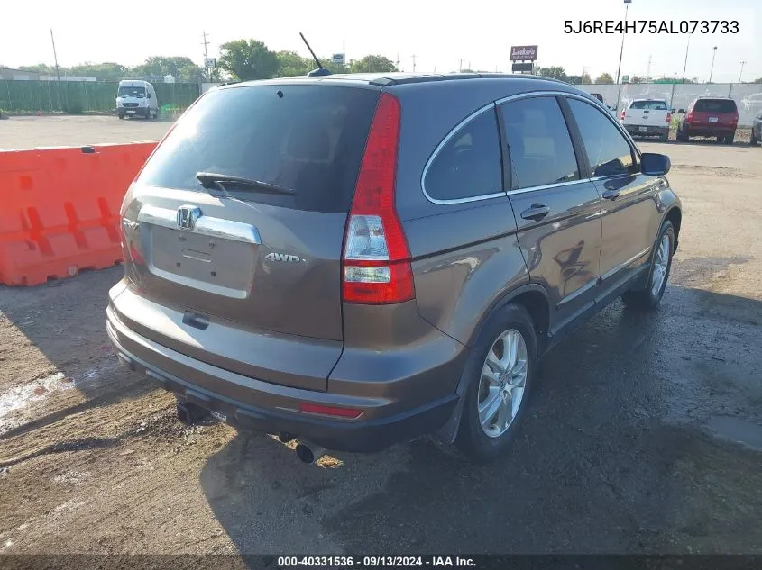 5J6RE4H75AL073733 2010 Honda Cr-V Ex-L