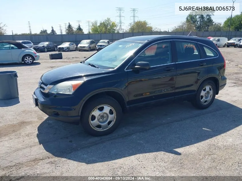 5J6RE4H38AL006573 2010 Honda Cr-V Lx