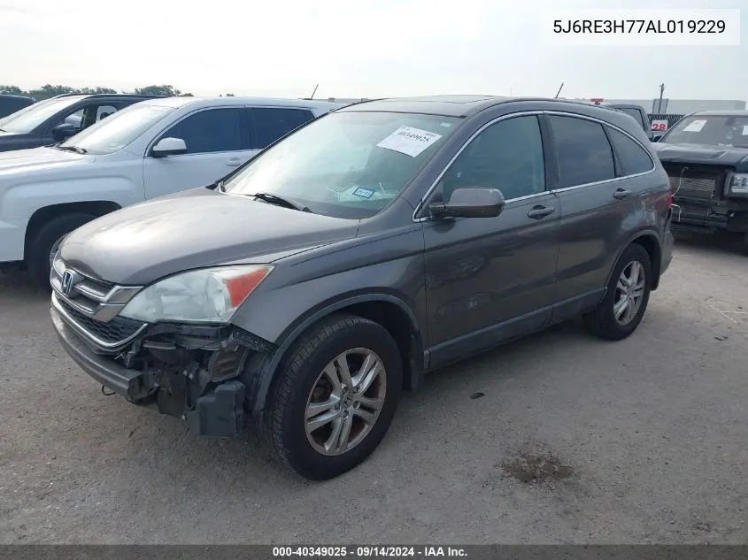 5J6RE3H77AL019229 2010 Honda Cr-V Ex-L