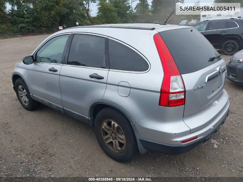 5J6RE4H58AL005411 2010 Honda Cr-V Ex