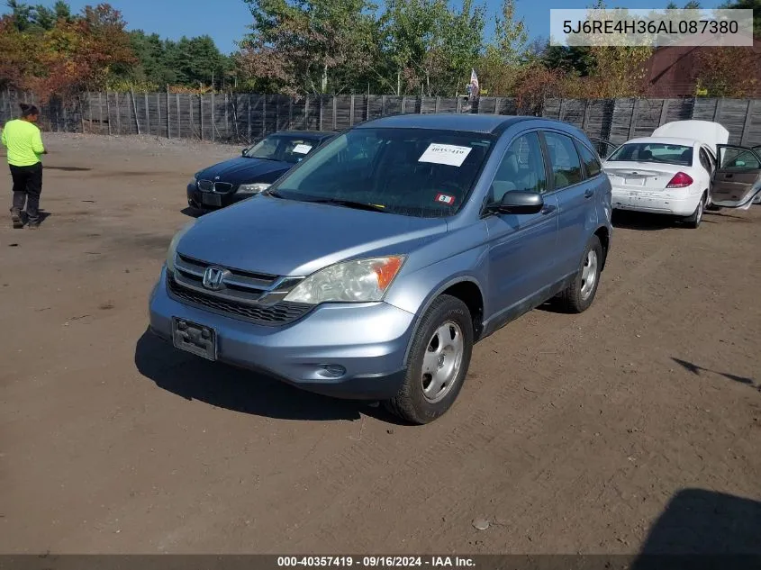 5J6RE4H36AL087380 2010 Honda Cr-V Lx