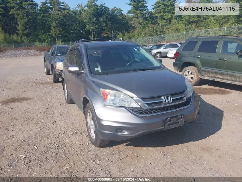 5J6RE4H76AL041115 2010 Honda Cr-V Ex-L