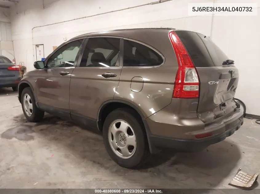 5J6RE3H34AL040732 2010 Honda Cr-V Lx