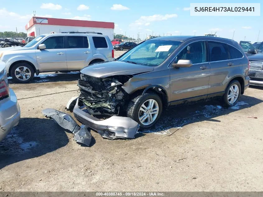 2010 Honda Cr-V Ex-L VIN: 5J6RE4H73AL029441 Lot: 40380745