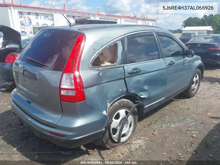 2010 Honda Cr-V Lx VIN: 5J6RE4H37AL066926 Lot: 40404991