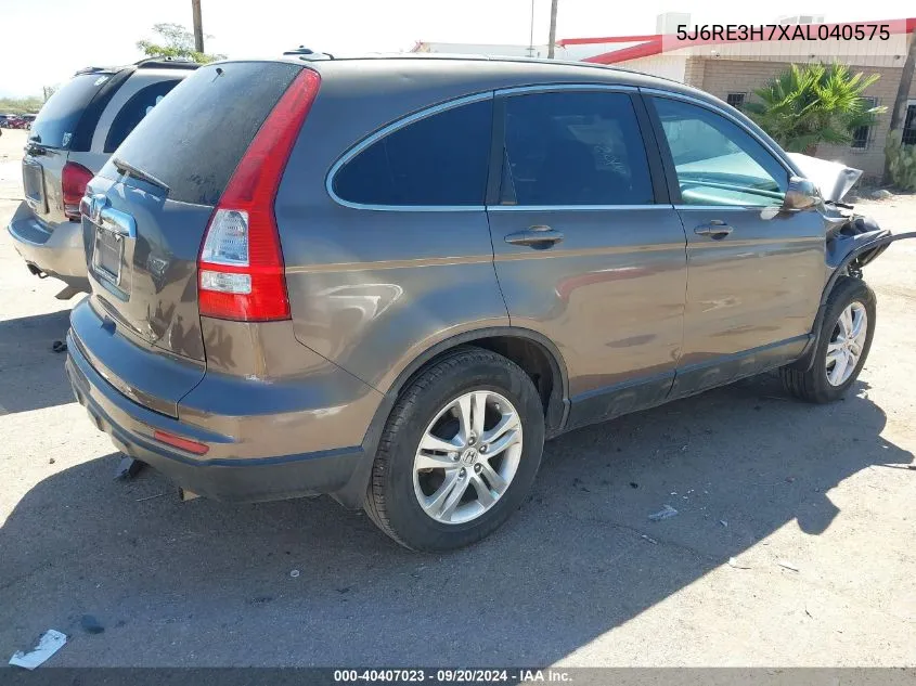 5J6RE3H7XAL040575 2010 Honda Cr-V Ex-L