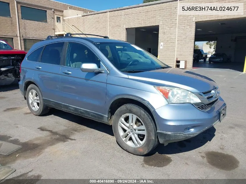 5J6RE3H74AL024677 2010 Honda Cr-V Ex-L