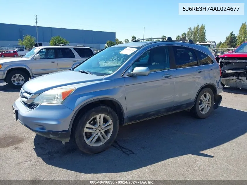 5J6RE3H74AL024677 2010 Honda Cr-V Ex-L