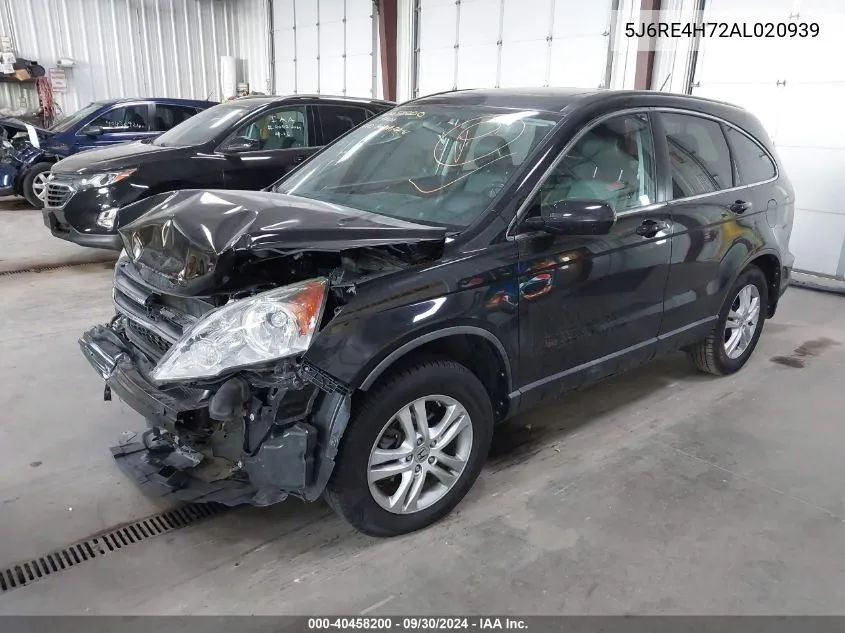 5J6RE4H72AL020939 2010 Honda Cr-V Exl