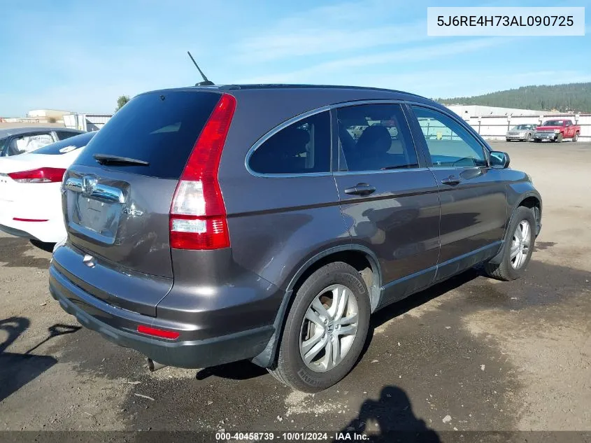 5J6RE4H73AL090725 2010 Honda Cr-V Ex-L