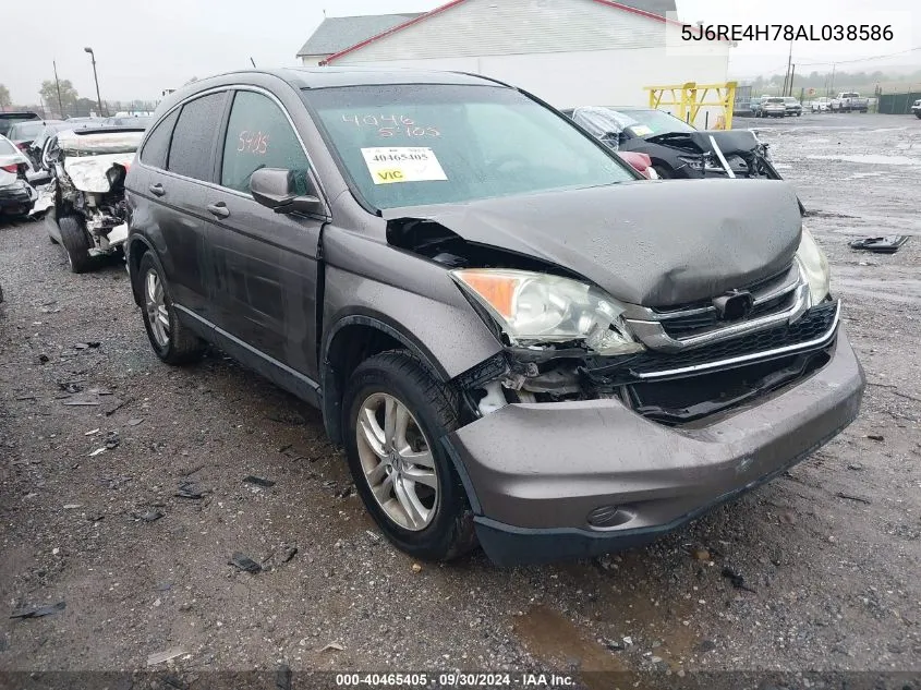 5J6RE4H78AL038586 2010 Honda Cr-V Exl