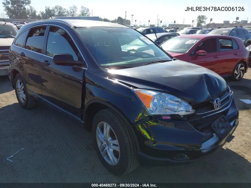 JHLRE3H78AC006126 2010 Honda Cr-V Ex-L