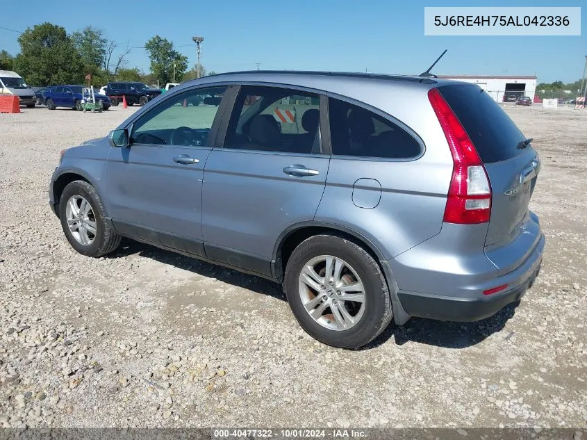 2010 Honda Cr-V Exl VIN: 5J6RE4H75AL042336 Lot: 40477322