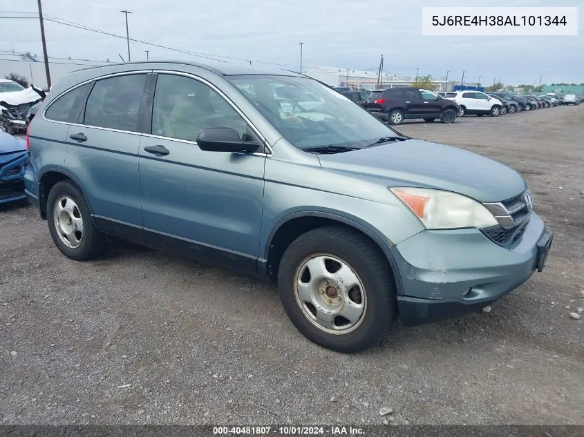 5J6RE4H38AL101344 2010 Honda Cr-V Lx