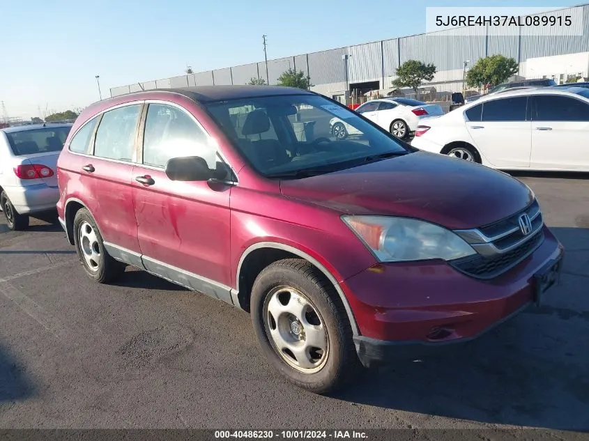 5J6RE4H37AL089915 2010 Honda Cr-V Lx