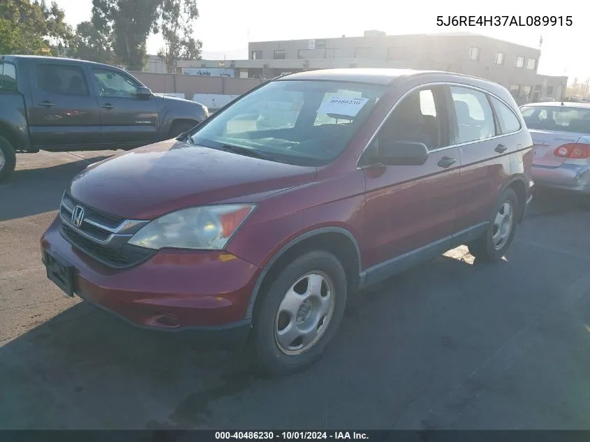 5J6RE4H37AL089915 2010 Honda Cr-V Lx