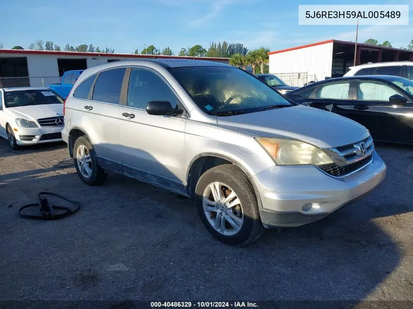 5J6RE3H59AL005489 2010 Honda Cr-V Ex