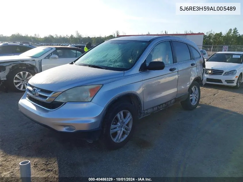 5J6RE3H59AL005489 2010 Honda Cr-V Ex