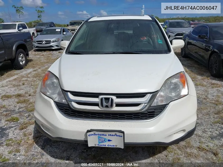 JHLRE4H74AC006047 2010 Honda Cr-V Exl