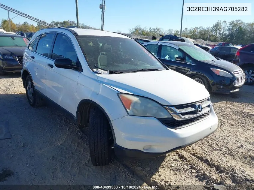 2010 Honda Cr-V Lx VIN: 3CZRE3H39AG705282 Lot: 40499533