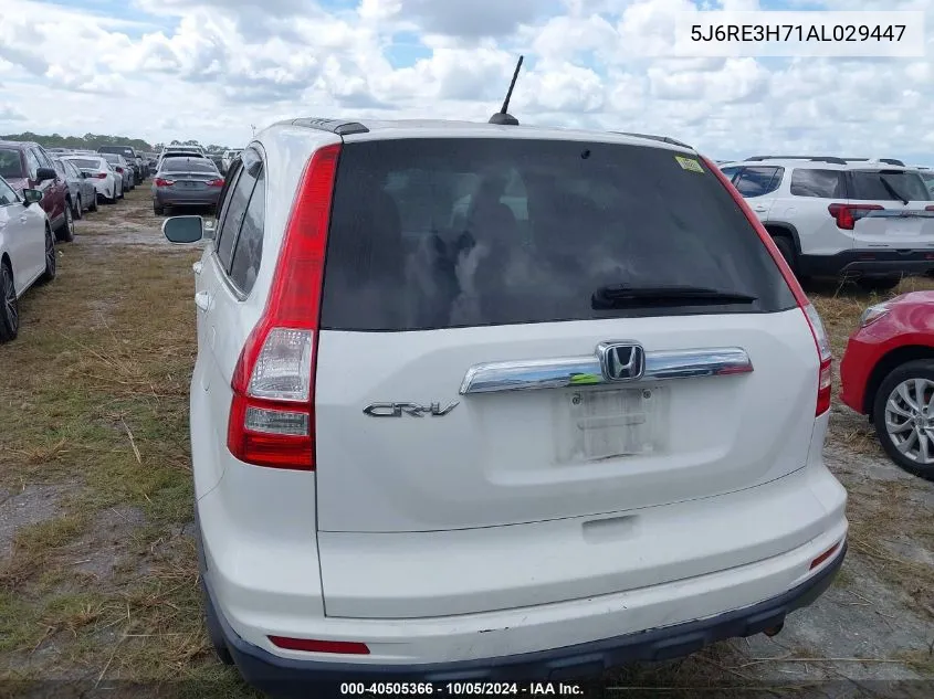 5J6RE3H71AL029447 2010 Honda Cr-V Ex-L