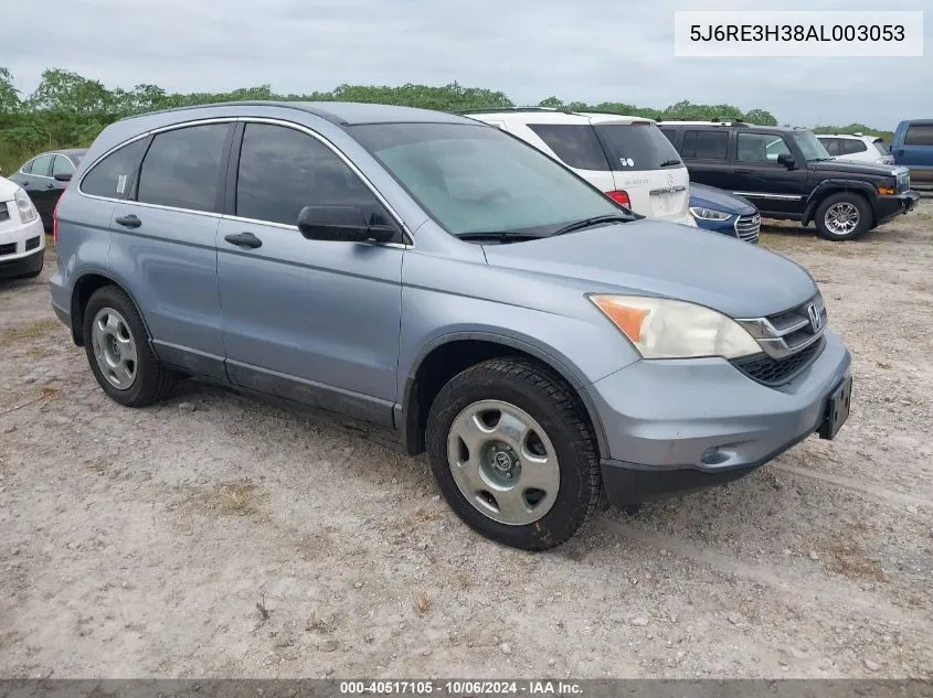 2010 Honda Cr-V Lx VIN: 5J6RE3H38AL003053 Lot: 40517105