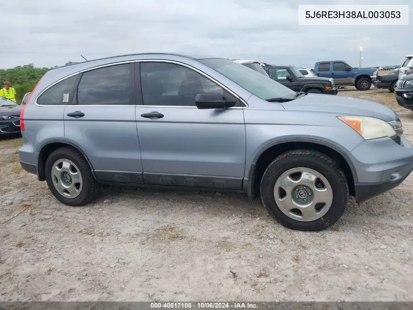 2010 Honda Cr-V Lx VIN: 5J6RE3H38AL003053 Lot: 40517105