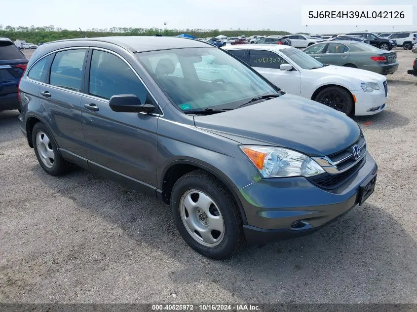 2010 Honda Cr-V Lx VIN: 5J6RE4H39AL042126 Lot: 40525972