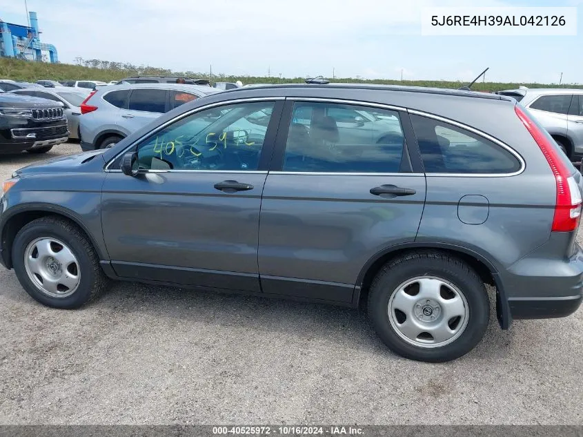 2010 Honda Cr-V Lx VIN: 5J6RE4H39AL042126 Lot: 40525972